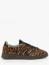 Sneakers Uit Leder Tommy hilfiger Bruin women 29040K7